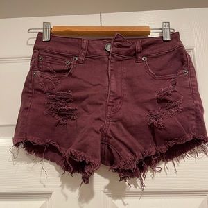 American Eagle Distressed Stretch Jean Short